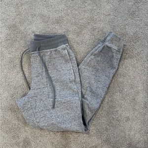 Lululemon Gray Tapered Sweatpants with Elastic Waistband